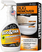 Evo Dyne Bug Remover for Car Detailing (32 fl oz Per Bottle), Made in the USA - Car Interior Cleaner Removes Tar, Droppings, Guts, Dirt, Grease | Ultimate Tree Sap Remover
