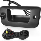 Tailgate Handle Backup Camera Fit for Chevy Silverado GMC Sierra 1500 2500 HD 2007-2013 Tailgate Reversing Rear View Park Assist Camera RCA Plug Replaces 22755304