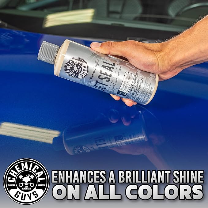 Chemical Guys JetSeal Anti-Corrosion Sealant & Paint Protectant - Advanced Car Paint Sealant for Trucks, Motorcycles, SUVs & RVs, Provides Durable Protection & High Gloss Finish, 16 oz