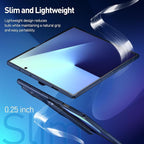 Poetic Revolution Flex Case for Galaxy Z Fold 7, [Hidden Foldable Kickstand][Hinge Protection][MagSafe Compatible], Full Body Shockproof Galaxy Z Fold 7 Cover with Built-in-Screen Protector, Navy Blue