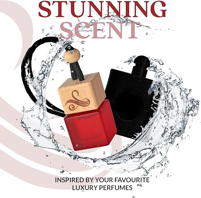 Inspired by YSB Opi.um Car Air Freshener for Women | Long Lasting Luxury Diffuser | Car Scent Perfume | Vent Clip Auto Air Freshener | Odour Eliminator Technology | Diffuser Scents 8ml