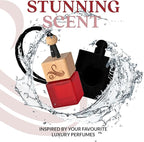Inspired by YSB Opi.um Car Air Freshener for Women | Long Lasting Luxury Diffuser | Car Scent Perfume | Vent Clip Auto Air Freshener | Odour Eliminator Technology | Diffuser Scents 8ml