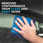 The Rag Company Ultra Clay Towel - Clay Bar Results in Minutes, Smooth Paint Fast, Enhance Gloss & Wax Bond (12"x12")