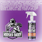 Hoosier Daddy 16oz Car Bug & Tar Remover - Fast-Acting Formula Dissolves Tough Bugs, Tar, & Sap - Easy Spray-On, Wipe-Off Solution for a Spotless Polished Finish + Air Freshener (10-Pack)