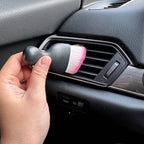 Car Detailing Brush, Soft Bristle Cleaning Brush, Scratch-Free Auto Duster Tool for Dashboard, Air Vents, Leather & Interior Cleaning (Black&Rose)