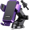 JOYMASS Wireless Car Charger, Phone Holders for Your Car, 15W Auto Clamping Phone Mount Car Accessories for iPhone 16 15 14 13 12 Mini Pro Max, Samsung Galaxy S24 Ultra S23 S22+ Note 20, etc - Purple