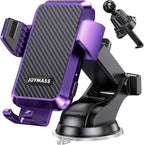 JOYMASS Wireless Car Charger, Phone Holders for Your Car, 15W Auto Clamping Phone Mount Car Accessories for iPhone 16 15 14 13 12 Mini Pro Max, Samsung Galaxy S24 Ultra S23 S22+ Note 20, etc - Purple