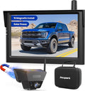 Wireless Backup Camera Solar Magnetic: 5 Inch Anti-Glare HD 1080P Screen, 1Min Quick Magnetic Install, Strong Signal, IP69K Waterproof Back up Camera with Storage Bag for Car, SUV, Truck, Trailer