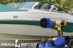 Marine Cleaning Supplies - Brush Kit for a Clean Boat - Boat Accessories - Tank Cleaner Tool Set - Hull and Deck Scrubbing Set - Professional Pool Cleaning Brushes - Aquarium Scrubber - Water Vessels