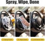 Car Interior Foam Cleaner, Multi-Purpose Stain Remover for Car Seats, No-Wash Foam Cleaner for Vehicle (4 Pack, 13.5 Fl Oz)