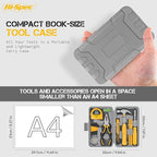 Hi-Spec Small Tool Box for Home and Office DIY, 25-Piece Yellow Mini Tool Kit Set for Basic Household Repairs in a Portable Toolbox Case.