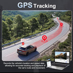 4K 3 Channel Dash Cam Front and Rear - Dash Camera for Cars - 5.8GHz WiFi GPS dashcam with IR Night Vision, 2.5K+1080P*2 Triple Car Camera 3.16" IPS, 32GB Card, G-Sensor, 24H Parking Mode