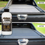 Solution Finish - Black Plastic & Vinyl Trim Restorer - Use for Car and Truck Detailing, No Wet Look, Instantly Revives Color to Trim, Bumpers, Mud Flaps, Etc., Black (12 oz)