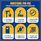 Professional Ceramic Sealer – Ultimate Protection & Just Waxed Deep Shine – Spray-On Hydrophobic Ceramic Coating for Cars, Boats, & RVs – 32 oz Hose-End Sprayer