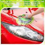 Layhit 5 Pcs Car Wash Mitt Set, Brush Not Included, Microfiber Mitt Cleaning Car Truck Washing Tools Kit RV Pickup Chenille Scratch Replacement (Royal Blue and Green)