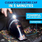 ThisWorx Car Vacuum Cleaner 2.0, Portable Handheld Mini Vacuums Cleaner W/ 16ft Cord, LED Light, Bag, & Attachments- Small Vac for RV, Boats, Travel, Car Accessories, Lightweight