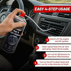 FIX & FUSION A/C Vent and Duct Cleaner | Foaming Spray for Car Air Conditioner | Freshens & Cleans Dust Build-Up | Fast, No-Rinse Formula | Automotive HVAC Refresher & Detailer