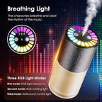 Car Air Freshener, Car Fresheners Long Lasting, Auto On/Off, 3 Adjustable Modes for Custom Scent Intensity, 150mL Large Capacity, Diffuser with RGB Music Syncing Light (Cologne)