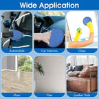 10 Pack Wax Applicator Pads, Microfiber Applicator Pad with Finger Pocket, Foam Car Wax Applicator Pad for Car Cleaning and Polishing (Blue)