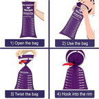 MP MOZZPAK Vomit Bags Disposable 35 Pack - 1000ml Emesis Bags, Leak-Proof Barf Bag, Travel Friendly Puke & Nausea Bag for Motion Sickness, Medical Grade Throw up Relief for Car, Airplane, & Road Trip