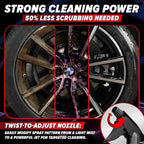 Rim Reactor Wheel Cleaner – Premium Formula Quickly Removes Brake Dust, Grime & Dirt - Tire Cleaner Spray Safe for Alloy, Aluminium, Chrome and Black Wheels - pH Neutral Rim Care – 16 fl. oz. (2-pack)
