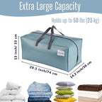 VENO 6 Pack Heavy Duty Moving Bags with Backpack Straps, Zippers & Handles, Extra Large Packing Bags for College Dorm Essentials, Moving Supplies Alternative to Cardboard Moving Boxes
