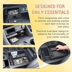 3PCS Center Console Organizer Insert Tray Compatible with Honda 2023 2024 2025 Pilot & 2026 Passport Interior Accessories, Armrest Storage Box & Front Center Console Shelf & Glove Box Hidden Drawer