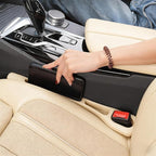 YLXGT Car Seat Gap Filler Organizer Universal for Car SUV Truck Accessories Seat Gap Plug Blocker with Storage Slot Beige 2 Pack