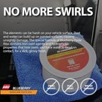 Malco Nano Care Blueberry Paste Wax - Creates High Gloss Finish and Long-Lasting Shine/Premium Paste Wax for Use on Fiberglass, Gel Coat and Painted Vehicle Finishes / 14 Oz. (126614)