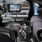 Car Phone Mount for 2019-2025 Toyota RAV4, Smart Auto-Clamping for 7/8" Screen Only (LE/XLE/Adventure), 15W Wireless Fast Charging, Premium Aluminum Holder, Without Blocking Airflow (Not Fit 9/10.5")