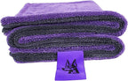 24" x 45" Extra Large Microfiber Towels for Car Drying Towel – 1200 GSM Twisted Loop Cloth, Ultra Absorbent, Streak-Free, Lint-Free, Scratch-Free, Edgeless Quick Drying Towel