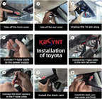 Front 4K & Rear 1080P Dash Cam for Toyota Camry 2025 2026,Hybrid LE SE XSE XLE,Easy Installation,OEM-Style,Built-in WiFi & APP,G-Sensor,Plug & Play,Collision Detection,Loop Recording,128G Card