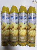 Wizard The Magic of Fresh | Odor Neutralizer & Air Freshener - 10 Oz. Vanilla cookie (Pack of 4) (Packaging May Vary)