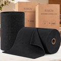 KitchLife Microfiber Cleaning Cloth Roll, 200 Pack - Tear-Away Microfiber Paper Towels, Lint-Free, Reusable, Washable for Kitchen, Car, Dishes, and Sensitive Surfaces (Black)