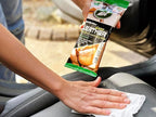 Turtle Wax Luxe Leather Wipes - Car Interior Cleaner, Quick 1-Step Solution - Clean, Condition & Protect Leather, Vinyl & Rubber - Non-Greasy Formula Removes Dirt & Grime