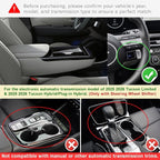 Center Console Organizer Compatible with 2025 2026 Hyundai Tucson Hybrid/Plug-in Hybrid/Limited Accessories (Steering Wheel Shifter ONLY), Armrest Storage Box Middle Console Insert Tray