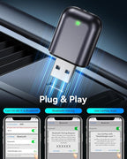 Burnt Sugar Wireless Carplay Adapter for iPhone 2026 Upgraded, Ultra-Mini USB for Apple Car Play Convert Wired to Wireless, Stable Low-Lag GPS Plug & Play for iOS 10+ & Cars from 2016+ (Bright Gray)