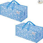 VENO 2 Pack Heavy Duty Moving Bags with Backpack Straps, Zippers & Handles, Extra Large Packing Bags for College Dorm Essentials, Moving Supplies Alternative to Cardboard Moving Boxes