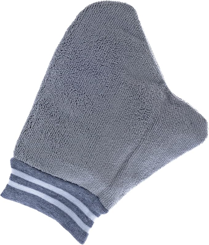 Superio Microfiber Dusting Gloves for Plants, Silver Polishing Gloves Reusable Scratch Free Miracle Mitt, Washable Cleaning Car Wash Mitt