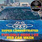 Mas Chingon Car Wash Shampoo PH Balaced Maintains Protective Wax or Sealant Coating Formulated with Advanced Gloss Enhancers for Incredible Shine Great for Cars, Trucks, SUVs, RVs, Motorcycles 16Fl-Oz