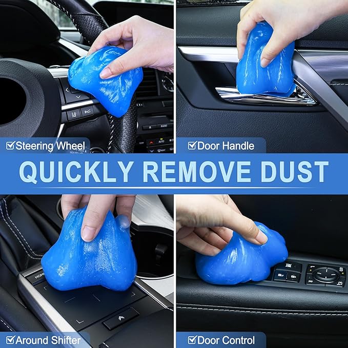 JUSTTOP Universal Cleaning Gel for Car, Detailing Putty Gel Detail Tools Car Interior Cleaner Laptop Cleaner