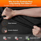 Trunk Organizer for SUV, 43" x 19" Large Capacity Car Organizers and Storage, Backseat Hanging Storage Bag with 10 Pockets, Adjustable & Waterproof Car Interior Accessories for SUV Truck MPV