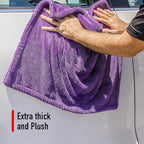 Maxshine - Car Drying Towel, Rinse Free Microfiber Towel for Car Detailing, 1200 GSM, Double Sided, Large Microfiber Towels for Car Drying, Plush Car Wash Towels (6, 24" x 36")