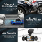 4 Channel Dash Cam 360° View, LOFOV 1080P Front and Rear Inside, Left Right Dash Camera for Cars, Free 64GB SD Card,Multi-Ch Dash Camera, Black Box Trafflc Recorder,Night Vision,24H Parking Mode