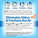 OdoBan Solid Odor Absorber Eliminator for Home and Small Spaces, Fresh Linen Scent, 14 Ounces Each, 6-Pack