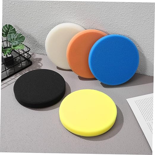 ULTECHNOVO Car Polishing Compound Kit 5 Pcs Buffer Polisher Pads Polishing Pads for Drill Car Polishing Set Buffer Pads Sponge Polishing Pad