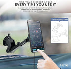 iHome 3-in-1 Magnetic Wireless Charging, Flexible Mount for Vent, Dash & Windshield, 15W Fast Charge