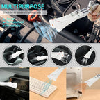 GOCCIDA Tornado Car Cleaning Gun Interior Car Air Gun Car Dust Cleaner Blower Gun,Vortex Air Cleaning Tool for Quickly Blasts Dirt and Dust from Surface(Upgraded Design with Double Nozzle)