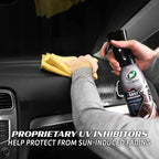 Turtle Wax 53482 Hybrid Solutions Streak Free Misting Car Interior Detailer and Cleaner, for Dashboards and Consoles, Use on Plastic, Vinyl, Leather, Rubber, Screens and Glass, UV Protection, 20 oz.