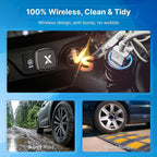 2026 X1 USB-A Wireless CarPlay Android Auto Adapter 2-in-1, Alloy & 2.5D Glass Build Mini Car Play Dongle, Wired to Wireless Converter, Dual 5G Chips, OTA, Plug & Play, for iPhone & Android Phone